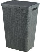 Curver Kôš na špinavú bielizeň Jute 58 l, tm. šedá
