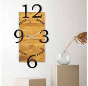 Nástenné hodiny 41x74 cm 1xAA drevo/kov
