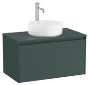 Roca Ona kúpeľňová skrinka pod umývadlo 79,4x44,3x45,7 cm zelená mat ONADESK801ZZM