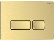 Mexen Tex 04, tlačidlo na splachovanie, brúsené zlato, 6104-11