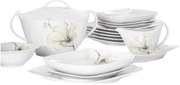 Akcent magnólia obedová súprava pre 6 osôb, 24 ks