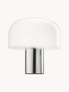 Stmievateľná stolová lampa z opálového skla Bellhop