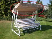 strieška k hojdačke DE LUXE ROJAPLAST