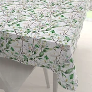 Biante Teflónový obdĺžnikový obrus TF-117 Kvety magnólie na bielom 50x100 cm