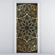 Fototapeta na dvere - Zlatá abstrakcia (95x205cm)