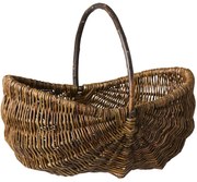 Ib Laursen Prútený kôš Oval Unpeeled Willow