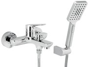 Novaservis Metalia 54, vaňová batéria s ručnou sprchovou súpravou 150 mm, chrómová, 54021-0