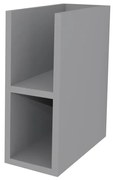 Mereo Aira, kúpeľňová skrinka 20 cm, spodná, Multidecor, Šedá supermat, MER-CN797SSEDA