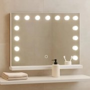 Aquamarin Kúpeľňové LED zrkadlo Hollywood 58 x 43 cm