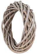 Prírodný šedý ratanový veniec Rattan - Ø 20*5 cm