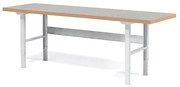 Profi dielenský stôl SOLID, nosnosť 750 kg, 2500x800 mm, vinyl