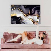 DUBLEZ | Drevený farebný obraz - Mramor