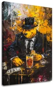 Obraz Mafia Boss Bear | Akrylové detaily