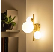 Brilagi - LED Nástenné svietidlo MILLA 3xG9/3W/230V zlatá/biela