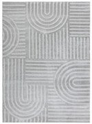 Koberec BALANCE 1918 geometrický / glamour, sivý