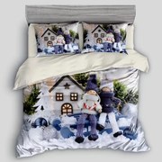 Obliečky Vianočný vzor 16 Bavlna 7-dielna súprava