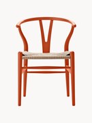 Drevená stolička's tkaným sedadlom CH24 Wishbone Chair