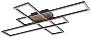 Globo 67208-40 - LED Stropné svietidlo DAKARI LED/40W/230V 3000K 60x80 cm čierna