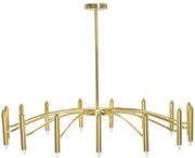 Toolight Toolight, stropná lampa 15xG9 APP1197-15CP, zlatá, OSW-01406