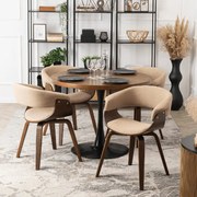 PROXIMA.store - Čalúnená stolička GARY FARBA: béžová