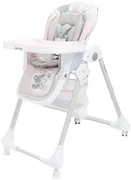Baby Mix Detská jedálenská stolička Infant, ružová