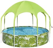 Detský bazén rámový so strešnou UV ochranou 56432
