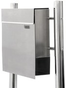 Tuin 2645 Oceľová poštová schránka so stojanom