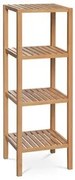 Autronic BONTEC Regál, masív, hnedá, DR-011-4 Farba: Prírodné