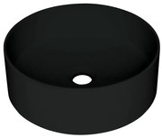 Deante CQS_NU4S - Umývadlo na dosku SILIA pr. 36 cm granit/čierna