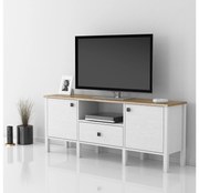 TV stolík/skrinka Franc 24 (biele drevo). Akcia -20%. Vlastná spoľahlivá doprava až k Vám domov. 1107892