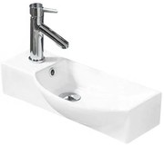 Mexen Hugo umývadlo na dosku pravé 50 x 23 cm biele - 21255000R