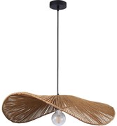 Polux Luster na lanku CAPRI 1xE27/20W/230V pr. 60 cm bambus SA2173