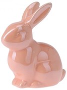 Zajačik s perleťovým efektom v broskyňovej farbe 9 cm