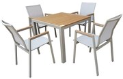 Komplet záhradného jedálenského nábytku - polywood