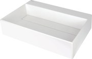Deante Umývadlo na dosku Correo 60x40 cm - CQR AU6M, granit, alabaster