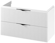 Cersanit Tirso, závesná skrinka pod umývadlo 994x447x572 mm, biela matná, S1015-014