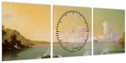 Obraz - Martin Johnson Heade, Rio de Janeiro Bay, reprodukcia (s hodinami) (90x30 cm)