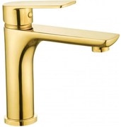 Mexen Alfa, umývadlová batéria, zlatá lesklá, 745700-50