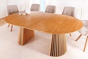 Rozťahovací jedálenský stôl z masívu a MDF Valhalla Wood Dub 120-160-200cm