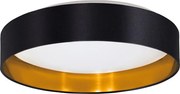 Eglo 55267 - LED stropné svietidlo MASERLO LED/16W/230V pr. 40,5 cm čierna/medená
