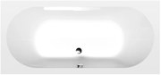 Aqualine Aqualine, JIZERA obdĺžniková vaňa 170x80x39cm, biela, G1780