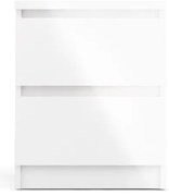 Biely nočný stolík Naia - Tvilum