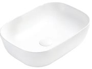 Mexen Rita, umývadlo na dosku 45 x 32 cm, biela matná, 21084501