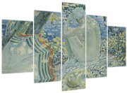 Obraz - Frederick Carl Frieseke, On the Bank, reprodukcia (150x105 cm)