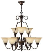 Hinkley HK-CELLO9 - Luster na reťazi CELLO 9xE27/60W/230V