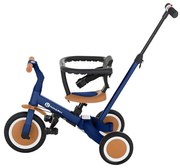 Petite&Mars PETITE&amp;MARS - Detská trojkolka 5v1 TURBO Enigmatic Blue AG0731