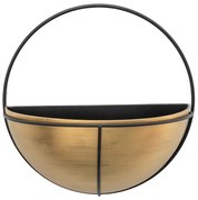 Bronzovo-čierny antik držiak na kvety - 42*22*42 cm