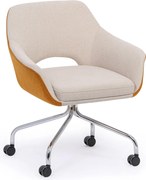 Konferenčná stolička VISTA, béžová/hnedá