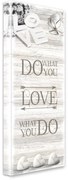 Obraz Styler Canvas Shabby Do What, 27 × 75 cm