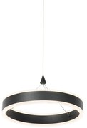 Závesné svietidlo čierne 30 cm vrátane LED 3-stupňový stmievač - Lyani